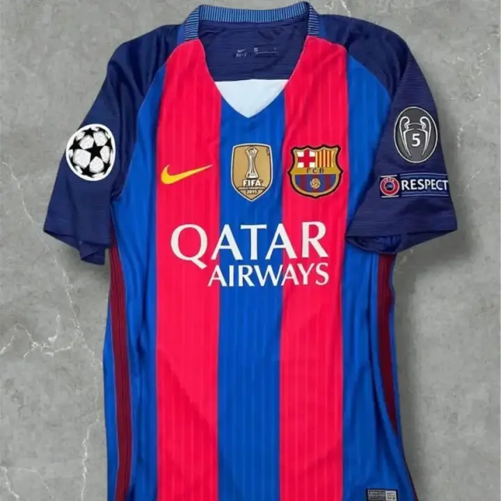 [IMPORTED RETRO FAN VERSION] FC BARCELONA 16/17 HOME KIT NEYMAR JR. 10 with badges