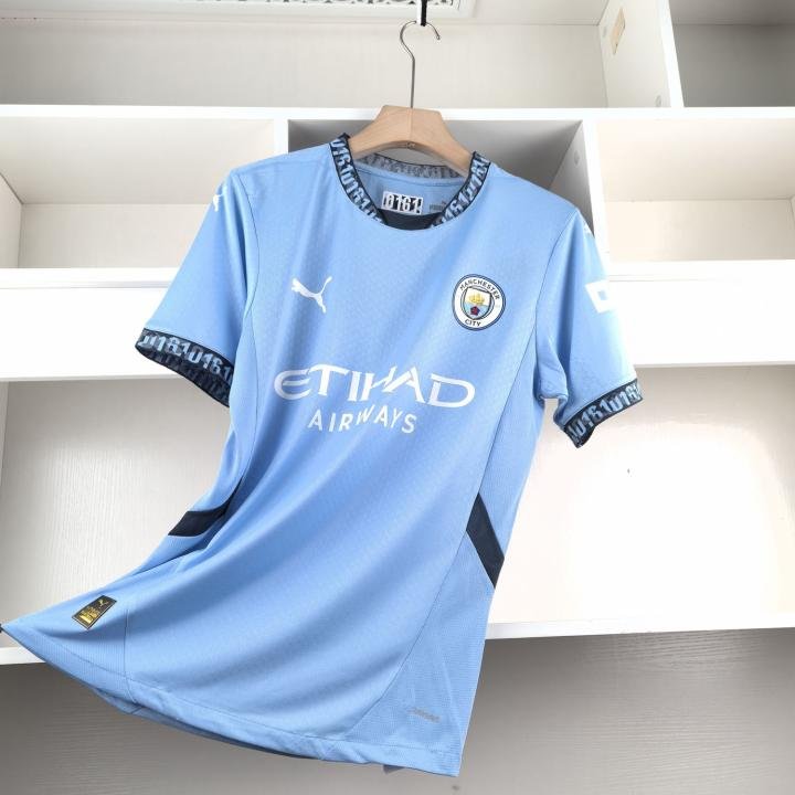 Manchester City Home 24/25 Player Version – Authentic Jersey