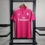 Real Madrid 2014-15 Away Pink Retro Jersey
