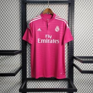 Real Madrid 2014-15 Away Pink Retro Jersey